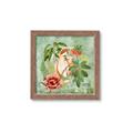 Picture of Tropical Paradise Cockatoos Bird _GroupedProduct_Square_Framed_Matted_