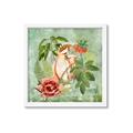 Picture of Tropical Paradise Cockatoos Bird _GroupedProduct_Square_Framed_Matted_