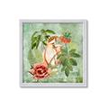 Picture of Tropical Paradise Cockatoos Bird _GroupedProduct_Square_Framed_Matted_
