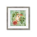 Picture of Tropical Paradise Cockatoos Bird _GroupedProduct_Square_Framed_Matted_