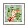 Picture of Tropical Paradise Cockatoos Bird _GroupedProduct_Square_Framed_Matted_
