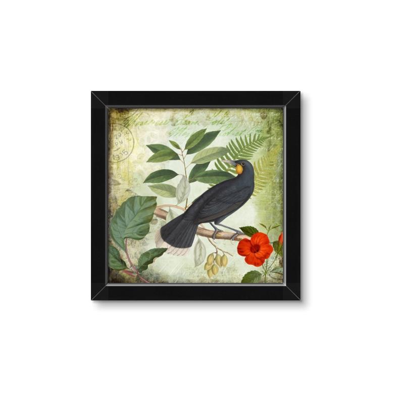 Picture of Tropical Paradise Birds Garden _GroupedProduct_Square_Framed_Matted_