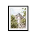 Picture of Paris in Green Spring _GroupedProduct_Rectangle_Portrait_Photography _GroupedProduct_Rectangle_Portrait_Framed_Matted_