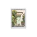Picture of Pastel Green Door in Spring _GroupedProduct_Rectangle_Portrait_Photography _GroupedProduct_Rectangle_Portrait_Framed_Matted_