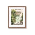 Picture of Pastel Green Door in Spring _GroupedProduct_Rectangle_Portrait_Photography _GroupedProduct_Rectangle_Portrait_Framed_Matted_