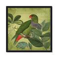 Picture of Vintage Tropical Birds II _GroupedProduct_Square_Framed_Matted_