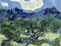 Picture of Vincent Van Gogh's Olive Trees With the Alpilles (1889) _GroupedProduct_Rectangle_Landscape_Unframed_Print_Only_