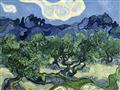 Picture of Vincent Van Gogh's Olive Trees With the Alpilles (1889) _GroupedProduct_Rectangle_Landscape_Unframed_Print_Only_