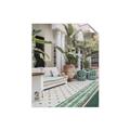 Picture of Green Hotel Pool _GroupedProduct_Rectangle_Portrait_Photography _GroupedProduct_Rectangle_Portrait_Unframed_Print_Only_