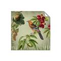 Picture of Tangerine Vintage Bird _GroupedProduct_Square_Unframed_Print_Only_