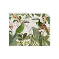 Picture of Green Nostalgic Tropical Birds _GroupedProduct_Rectangle_Landscape_Unframed_Print_Only_