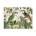 Picture of Green Nostalgic Tropical Birds _GroupedProduct_Rectangle_Landscape_Unframed_Print_Only_
