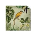 Picture of Yellow Nostalgic Tropical Birds _GroupedProduct_Square_Unframed_Print_Only_