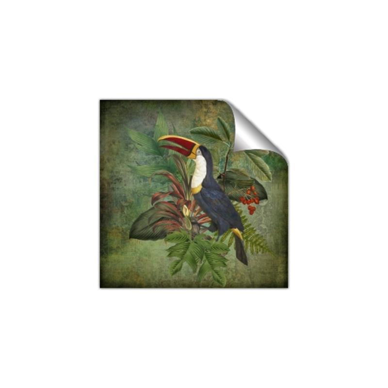 Picture of Tropical Paradise Toucan Bird _GroupedProduct_Square_Unframed_Print_Only_