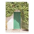 Picture of Green Door with Lush Leaves _GroupedProduct_Rectangle_Portrait_Photography _GroupedProduct_Rectangle_Portrait_Unframed_Print_Only_