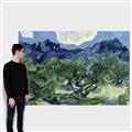 Picture of Vincent Van Gogh's Olive Trees With the Alpilles (1889) _GroupedProduct_Rectangle_Landscape_Canvas_