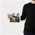 Picture of Vintage Heron Bird _GroupedProduct_Rectangle_Landscape_Canvas_