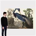 Picture of Vintage Heron Bird _GroupedProduct_Rectangle_Landscape_Canvas_