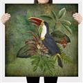 Picture of Tropical Paradise Toucan Bird _GroupedProduct_Square_Canvas_