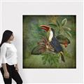 Picture of Tropical Paradise Toucan Bird _GroupedProduct_Square_Canvas_