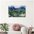 Picture of Vincent Van Gogh's Olive Trees With the Alpilles (1889) _GroupedProduct_Rectangle_Landscape_Canvas_