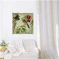 Picture of Tangerine Vintage Bird _GroupedProduct_Square_Canvas_