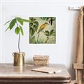 Picture of Yellow Nostalgic Tropical Birds _GroupedProduct_Square_Canvas_