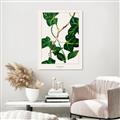 Picture of Nostalgic Green Murgrona Leaves _GroupedProduct_Rectangle_Portrait_Canvas_