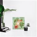 Picture of Tropical Paradise Cockatoos Bird _GroupedProduct_Square_Canvas_