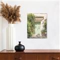 Picture of Pastel Green Door in Spring _GroupedProduct_Rectangle_Portrait_Photography _GroupedProduct_Rectangle_Portrait_Canvas_