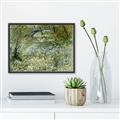Picture of Vincent Van Gogh's River Bank In Springtime (1887) _GroupedProduct_Rectangle_Landscape_Canvas_Framed_