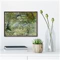 Picture of Vincent Van Gogh's River Bank In Springtime (1887) _GroupedProduct_Rectangle_Landscape_Canvas_Framed_