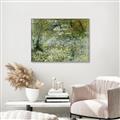 Picture of Vincent Van Gogh's River Bank In Springtime (1887) _GroupedProduct_Rectangle_Landscape_Canvas_Framed_