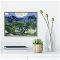 Picture of Vincent Van Gogh's Olive Trees With the Alpilles (1889) _GroupedProduct_Rectangle_Landscape_Canvas_Framed_