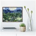 Picture of Vincent Van Gogh's Olive Trees With the Alpilles (1889) _GroupedProduct_Rectangle_Landscape_Canvas_Framed_