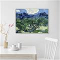 Picture of Vincent Van Gogh's Olive Trees With the Alpilles (1889) _GroupedProduct_Rectangle_Landscape_Canvas_Framed_