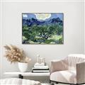 Picture of Vincent Van Gogh's Olive Trees With the Alpilles (1889) _GroupedProduct_Rectangle_Landscape_Canvas_Framed_