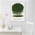 Picture of Kilmarnock Weeping Willow Tree Lithograph _GroupedProduct_Rectangle_Portrait_Canvas_Framed_
