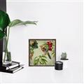 Picture of Tangerine Vintage Bird _GroupedProduct_Square_Canvas_Framed_