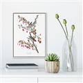 Picture of Vintage Tree Sparrow _GroupedProduct_Rectangle_Portrait_Canvas_Framed_