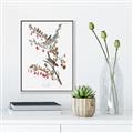 Picture of Vintage Tree Sparrow _GroupedProduct_Rectangle_Portrait_Canvas_Framed_