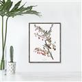 Picture of Vintage Tree Sparrow _GroupedProduct_Rectangle_Portrait_Canvas_Framed_