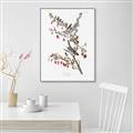 Picture of Vintage Tree Sparrow _GroupedProduct_Rectangle_Portrait_Canvas_Framed_