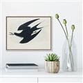Picture of Vintage Black Sooty Tern _GroupedProduct_Rectangle_Landscape_Canvas_Framed_
