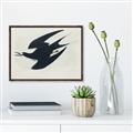 Picture of Vintage Black Sooty Tern _GroupedProduct_Rectangle_Landscape_Canvas_Framed_