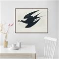 Picture of Vintage Black Sooty Tern _GroupedProduct_Rectangle_Landscape_Canvas_Framed_