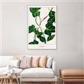 Picture of Nostalgic Green Murgrona Leaves _GroupedProduct_Rectangle_Portrait_Canvas_Framed_