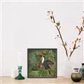 Picture of Tropical Paradise Toucan Bird _GroupedProduct_Square_Canvas_Framed_