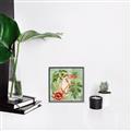 Picture of Tropical Paradise Cockatoos Bird _GroupedProduct_Square_Canvas_Framed_