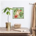 Picture of Tropical Paradise Cockatoos Bird _GroupedProduct_Square_Canvas_Framed_